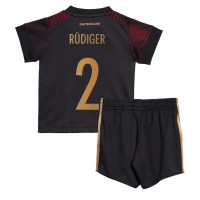 Dětský Fotbalový dres Německo Antonio Rudiger #2 MS 2022 Venkovní Krátký Rukáv (+ trenýrky)